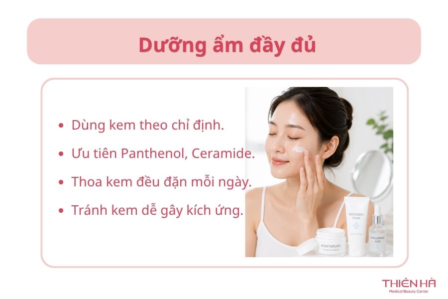 Dưỡng ẩm đầy đủ