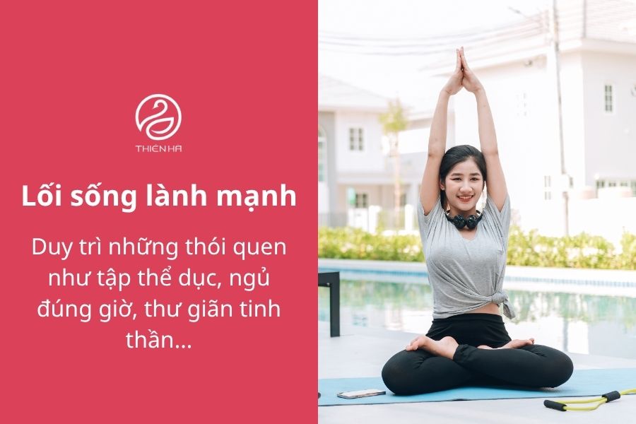 Xây dựng lối sống lành mạnh giúp duy trì làn da tươi trẻ 