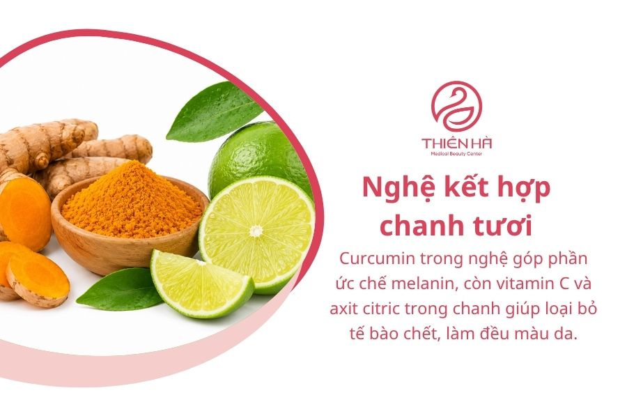 Cách trị tàn nhang bằng nghệ: 5 công thức đơn giản, hiệu quả 5 Nghệ kết hợp chanh tươi – Giải pháp hỗ trợ làm mờ tàn nhang