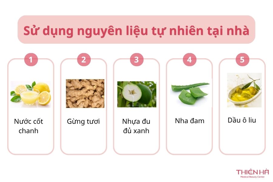 Đồi mồi ở tay: Nguyên nhân, có nguy hiểm không, cách trị 5 Sử dụng nguyên liệu tự nhiên tại nhà