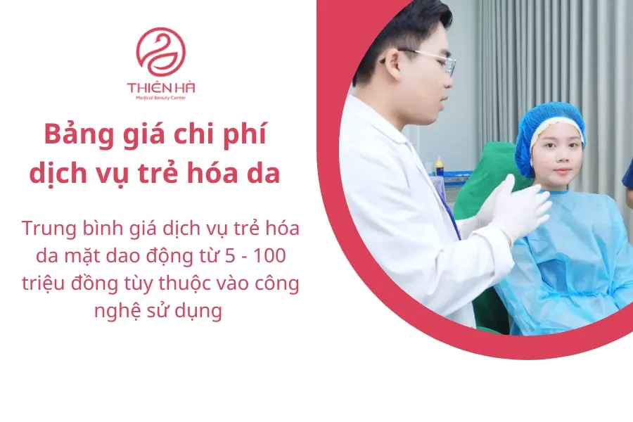 Giải đáp: Liệu trình trẻ hóa da mặt giá bao nhiêu? 2 Chi phí trẻ hóa da không cố định do sự thay đổi về công nghệ, tay nghề bác sĩ và cơ sở thực hiện
