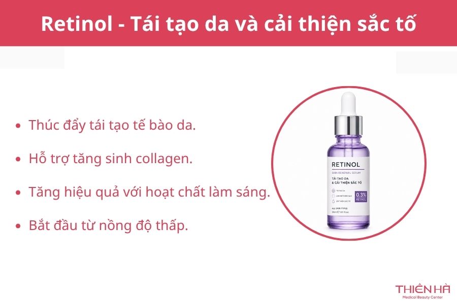 Retinol – Tái tạo da và cải thiện sắc tố