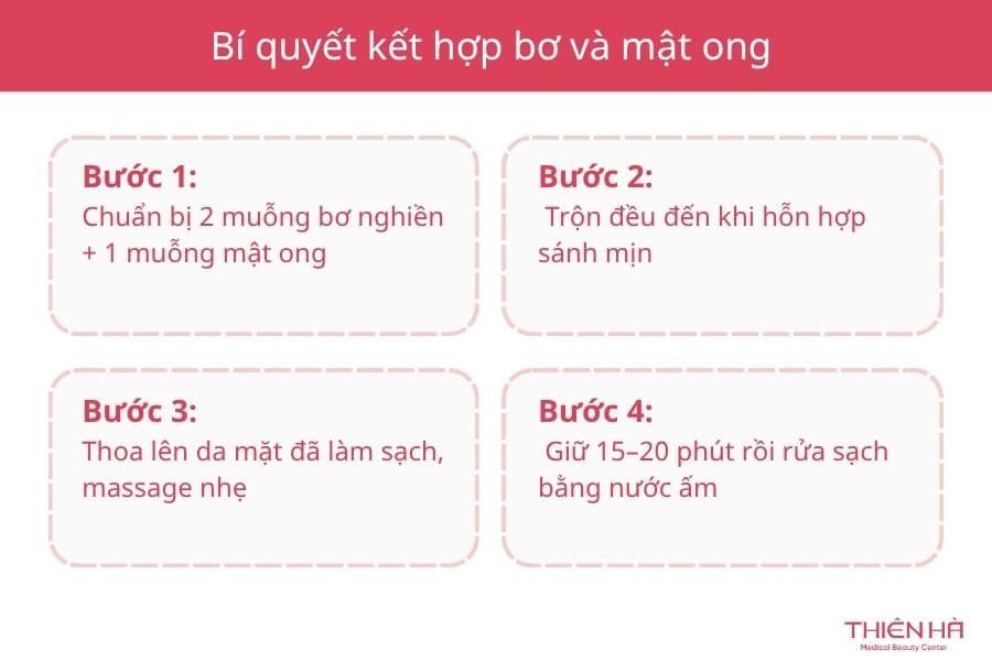 Mặt nạ bơ trị nám: 7 công thức đơn giản và lưu ý quan trọng 3 Bí quyết kết hợp bơ và mật ong – hỗ trợ làm sáng da, giảm xỉn màu