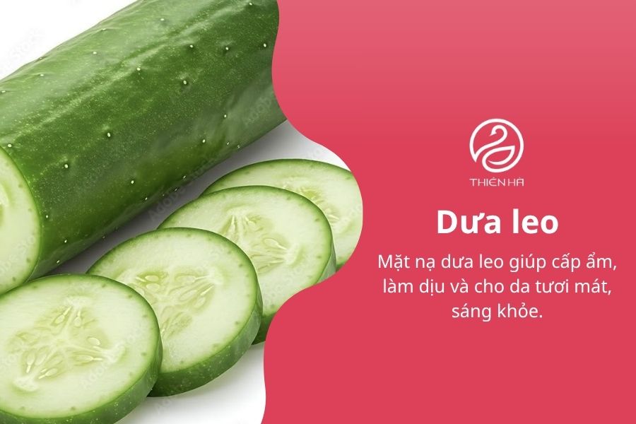 Dưa leo – Làm mát da và cấp nước tức thì