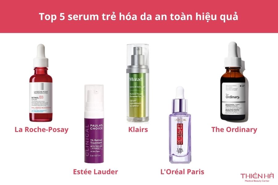 Mỹ phẩm trẻ hóa làn da: Bí quyết chọn đúng và hiệu quả 8 Top 5 serum trẻ hóa da an toàn hiệu quả
