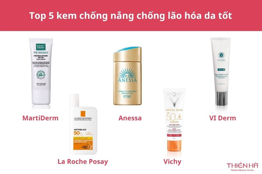 Mỹ phẩm trẻ hóa làn da: Bí quyết chọn đúng và hiệu quả 6 Top 5 sản phẩm nổi bật vừa chống nắng vừa hỗ trợ chống lão hóa hiệu quả
