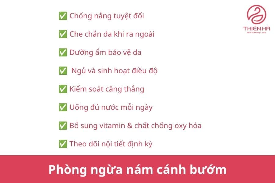 Phòng ngừa nám cánh bướm 
