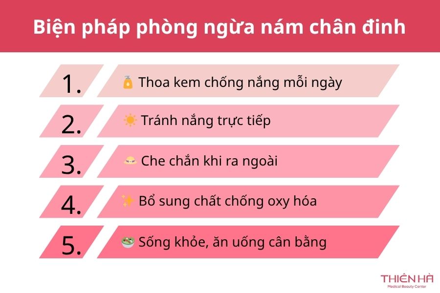 Biện pháp phòng ngừa nám chân đinh 