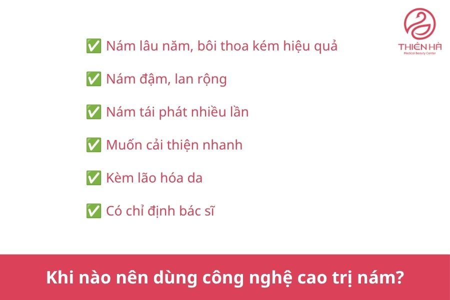 Khi nào nên dùng các biện pháp thẩm mỹ và công nghệ cao? 