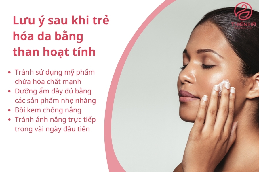 Đảm bảo thực hiện chế độ chăm sóc, ăn uống ngủ nghỉ khoa học để làn da mau phục hồi