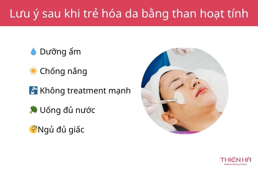 Đảm bảo thực hiện chế độ chăm sóc, ăn uống ngủ nghỉ khoa học để làn da mau phục hồi