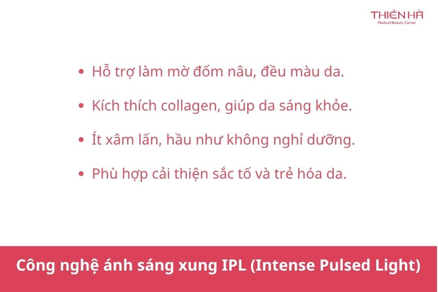 Công nghệ ánh sáng xung IPL (Intense Pulsed Light)
