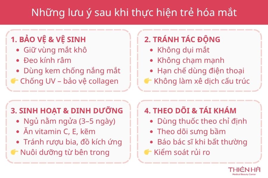 Tuân thủ các hướng dẫn chăm sóc sau trẻ hóa không chỉ duy trì kết quả lâu dài mà còn hạn chế được các tác dụng phụ không mong muốn 