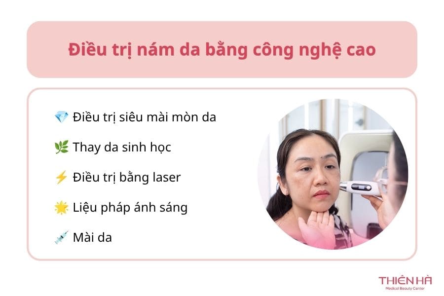 Điều trị nám da bằng công nghệ cao 