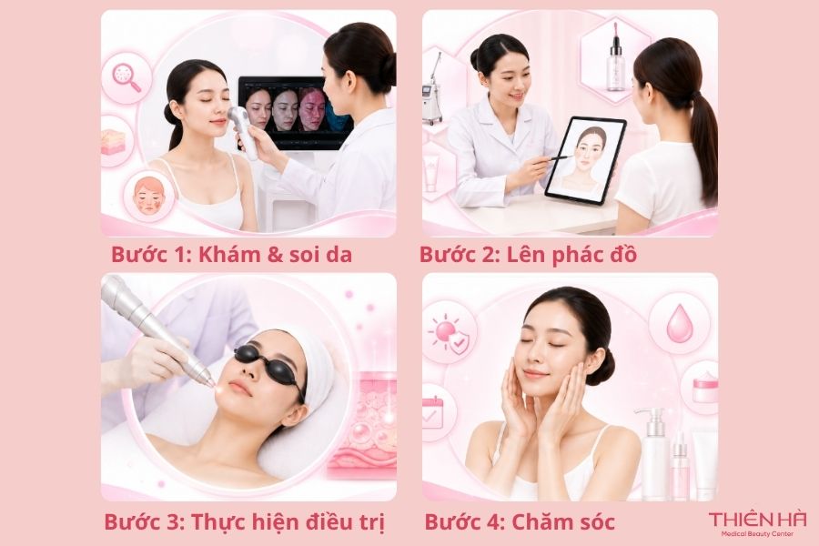 Quy trình trị nám công nghệ cao chuẩn y khoa
