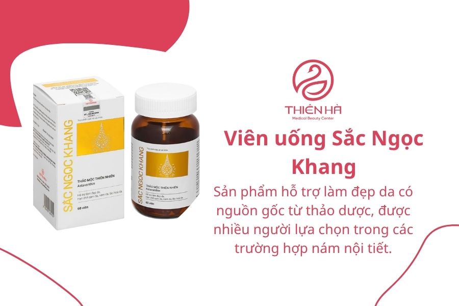 Top 5 viên uống trị nám phổ biến và lưu ý khi sử dụng 7 Viên uống Sắc Ngọc Khang (Việt Nam)
