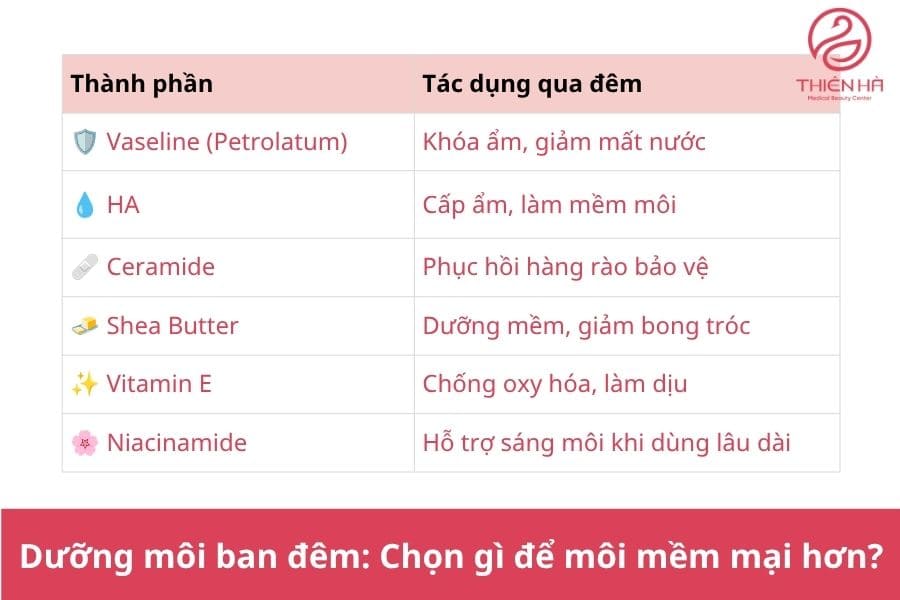 Cách làm môi hết thâm sau 1 đêm: Phương pháp nào hiệu quả? 4 Dưỡng ẩm chuyên sâu bằng mặt nạ ngủ môi để môi mềm mại, căng mọng và trông hồng hào hơn vào sáng hôm sau