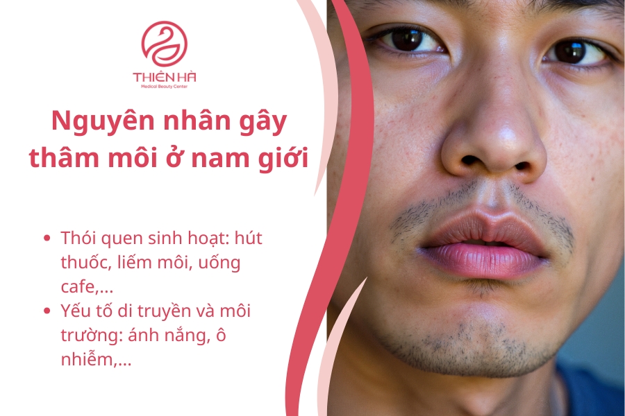 Những nguyên nhân trên không chỉ ảnh hưởng đến thẩm mỹ mà còn khiến nam giới thiếu tự tin trong giao tiếp thường ngày. Vì vậy, hiểu rõ nguyên nhân sẽ giúp việc lựa chọn phương pháp khử thâm môi hiệu quả hơn.