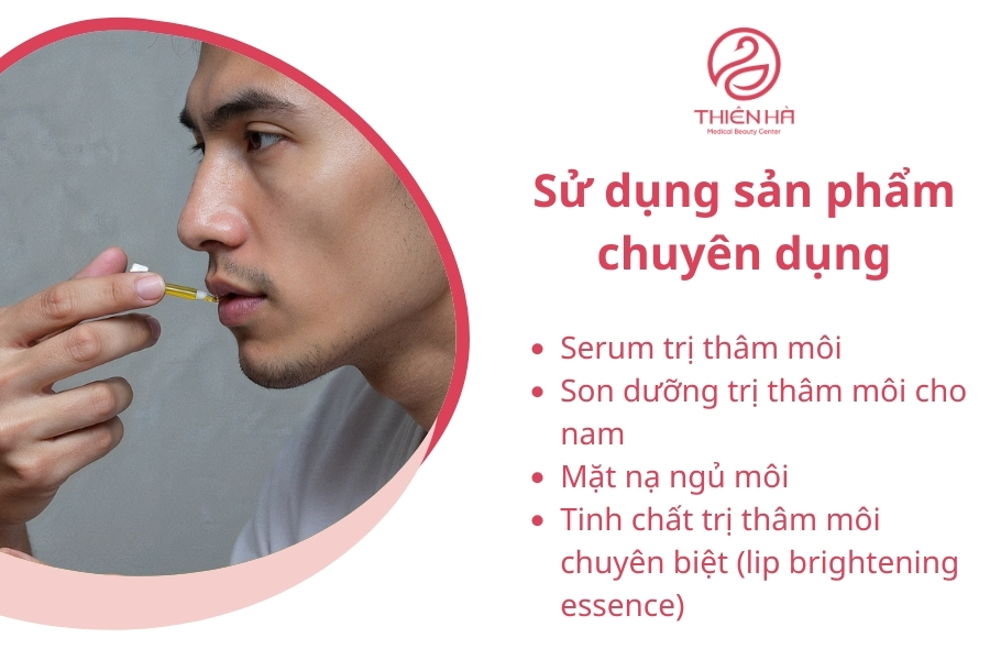 Một vài loại sản phẩm chuyên dụng khử thâm môi nam