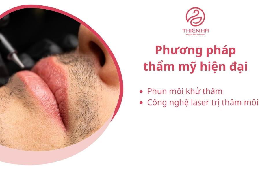 Phương pháp công nghệ cao khử thâm môi nam 