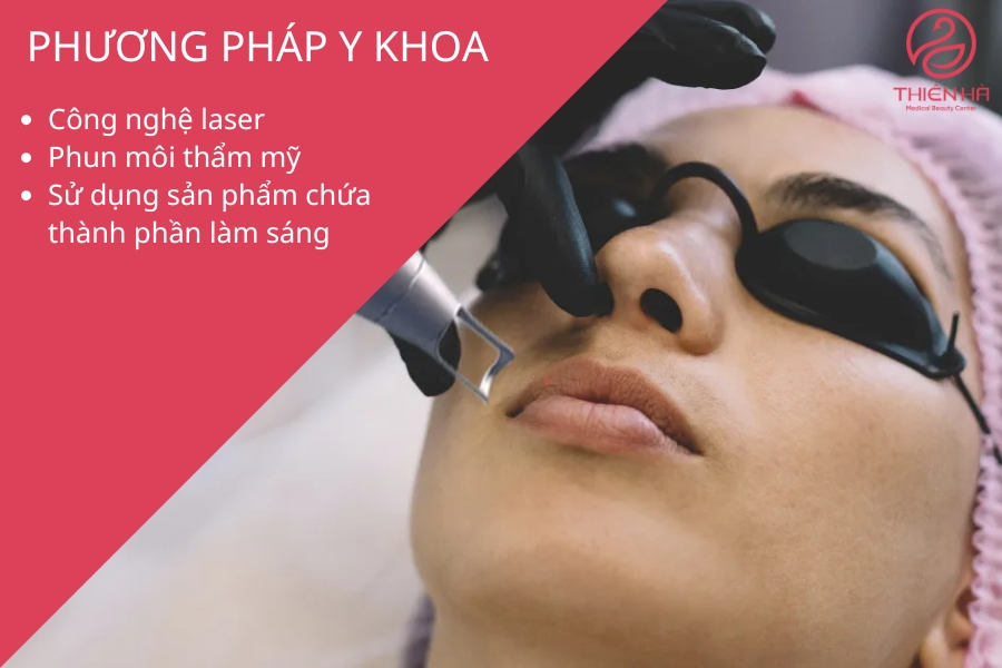 Can thiệp y khoa sẽ khiến môi bị thâm tím nhanh hồi phục hơn 