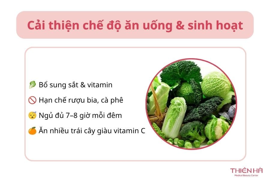 Môi có vết thâm đen: Nguyên nhân và cách khắc phục 4 Áp dụng chế độ dinh dưỡng khoa học là cách cải thiện sức khỏe từ bên trong