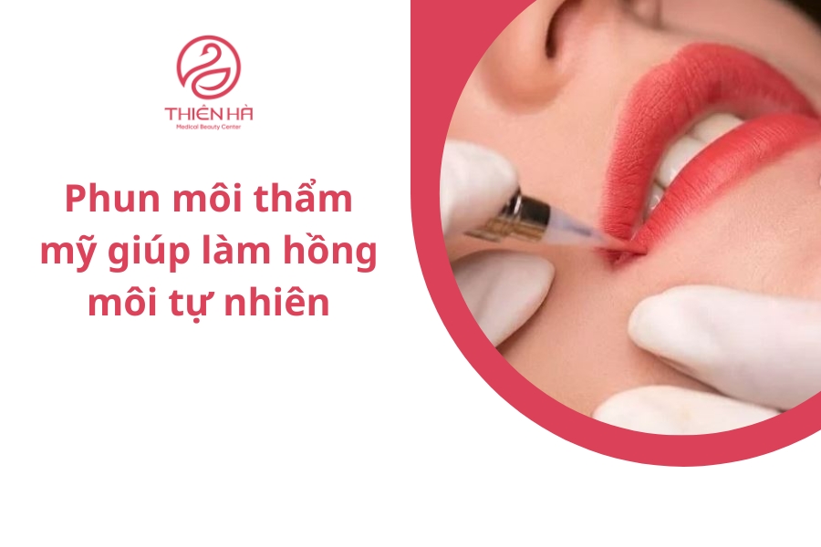 Với những người thâm môi bẩm sinh phải phun môi khử thâm mới có thể cải thiện 
