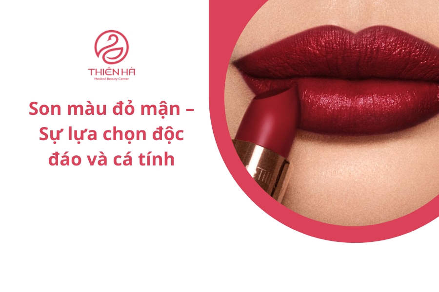 Son màu đỏ mận