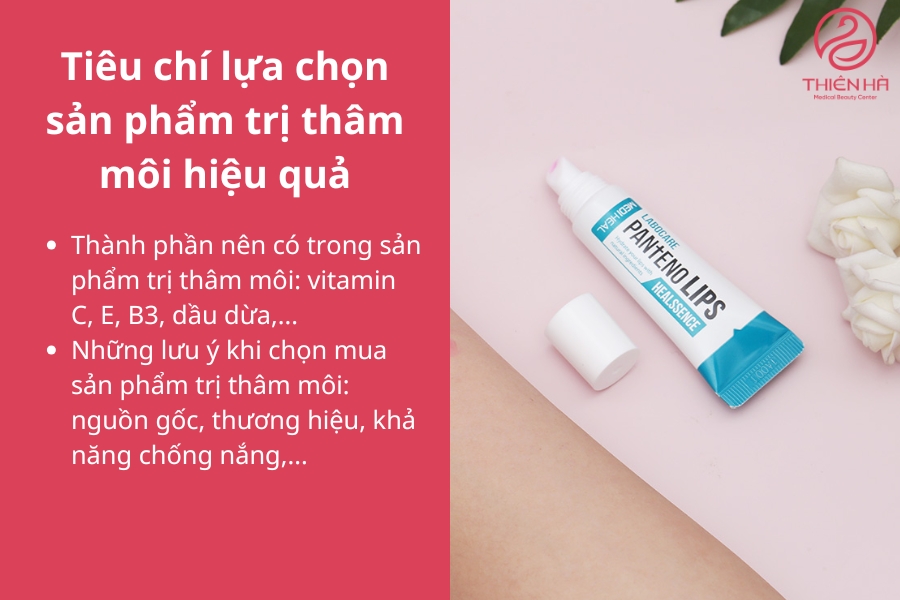 Hãy chọn sản phẩm trị thâm môi đáp ứng đủ các tiêu chí này 
