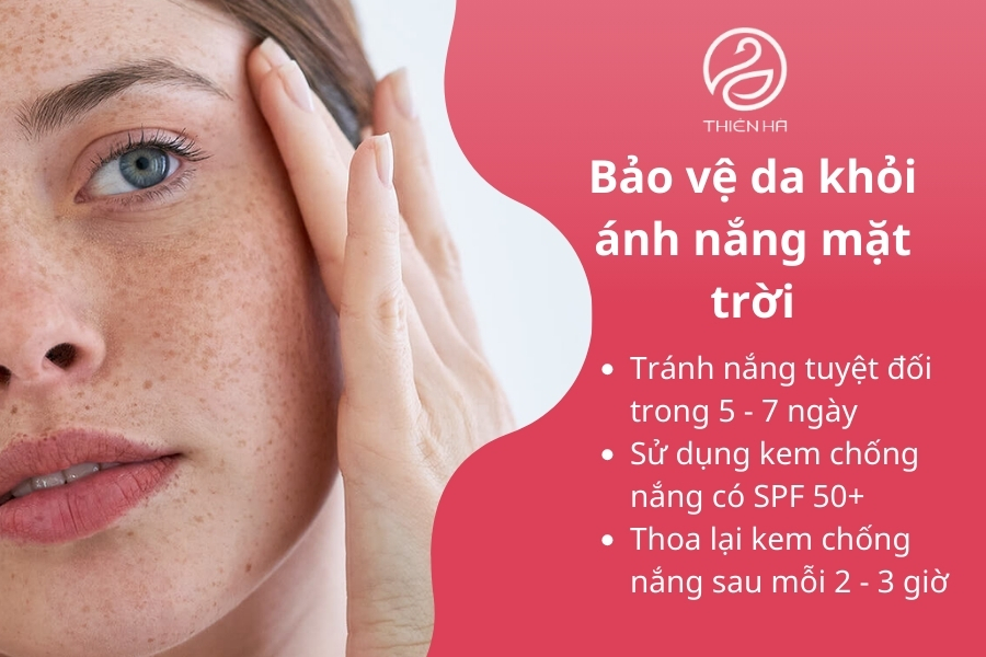 Chống nắng là biện pháp tốt để da ít bị thâm sau laser