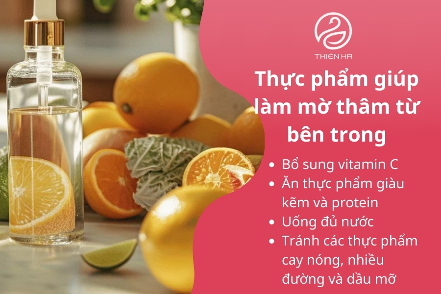 Kết hợp ăn uống đầy đủ dinh dưỡng vết thâm sau laser sẽ không còn là nỗi lo