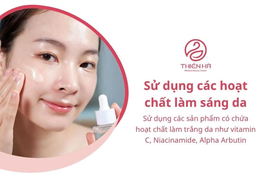 Tổng hợp các loại hoạt chất có khả năng kích thích làm trắng da