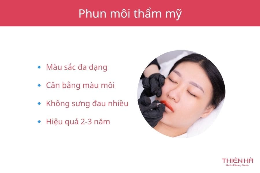 Tại sao môi trên thâm hơn môi dưới? Nguyên nhân, giải pháp 9 Phun môi là giải pháp hiện đại được ứng dụng rất nhiều tại cơ sở thẩm mỹ hiện nay
