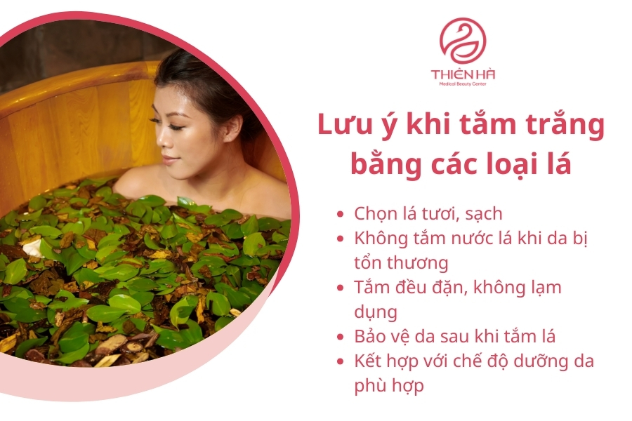 Tắm trắng bằng lá tự nhiên là phương pháp đơn giản và lành tính nhưng để đạt hiệu quả tối ưu, cần kiên trì thực hiện đúng cách và có chế độ chăm sóc da hợp lý. 