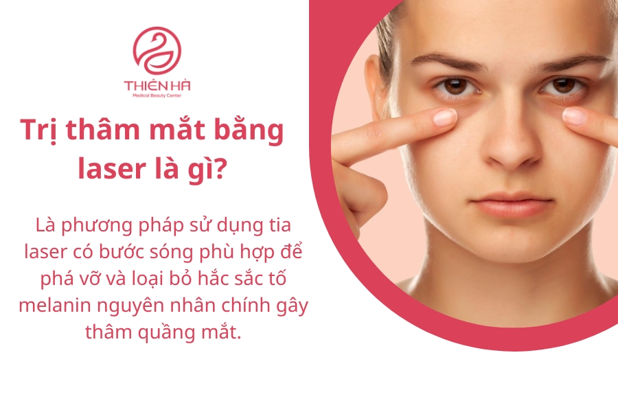 Bắn laser vùng da dưới mắt là phương pháp được sử dụng nhiều ở các spa 