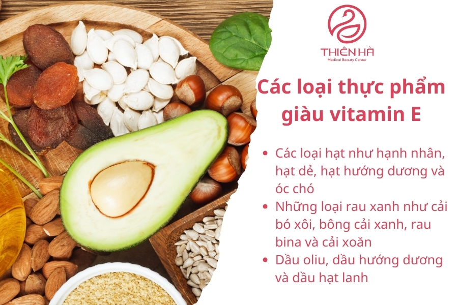Vitamin E có rất nhiều trong các loại quả và hạt