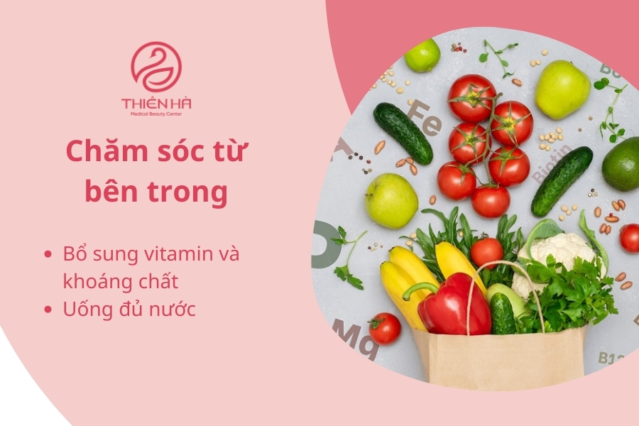 Bổ sung dinh dưỡng là cách làm da trắng sáng mờ thâm từ bên trong 