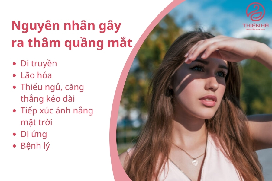 Các yếu tố gây ra thâm quầng mắt
