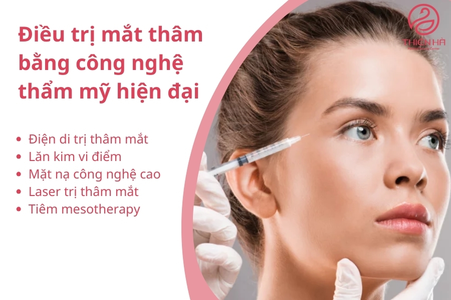 Biện pháp công nghệ cao giúp mắt thâm nhanh chóng biến mắt 