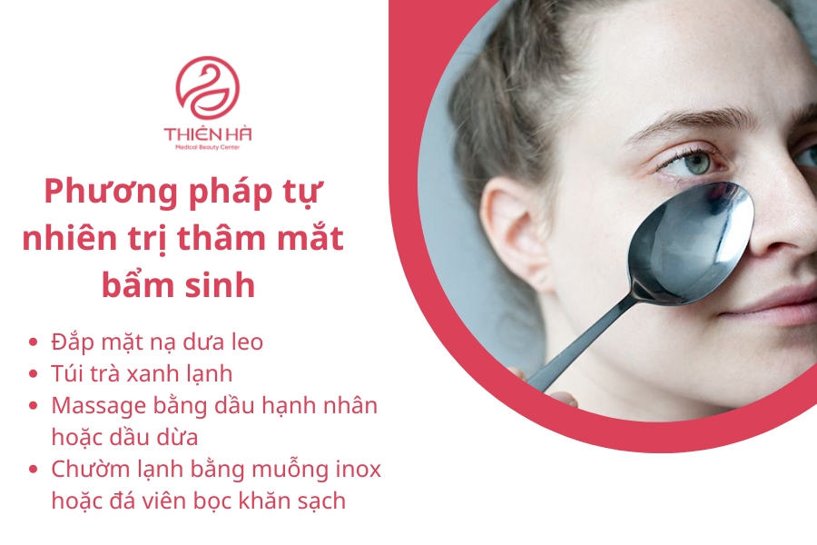 Sử dụng các nguyên liệu tự nhiên như dưa leo, trà xanh có thể giúp làm dịu và giảm nhẹ quầng thâm