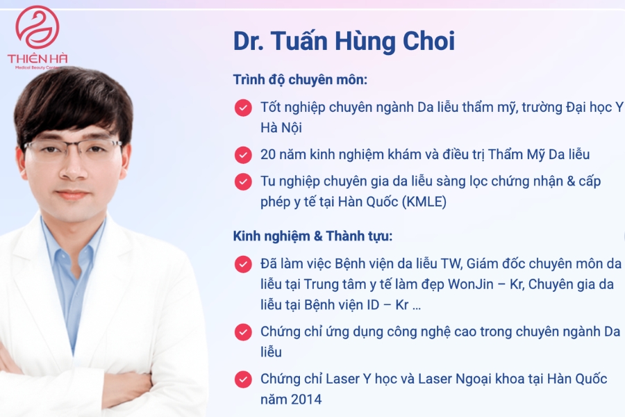 Bác sĩ da liễu hàng đầu tại Thiên Hà