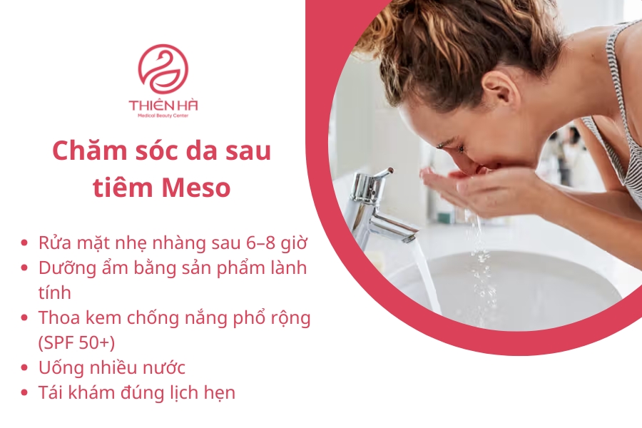 Chăm sóc đúng sau tiêm là chìa khóa giúp bạn đạt được làn da khỏe đẹp, căng bóng như mong đợi sau liệu trình tiêm meso.