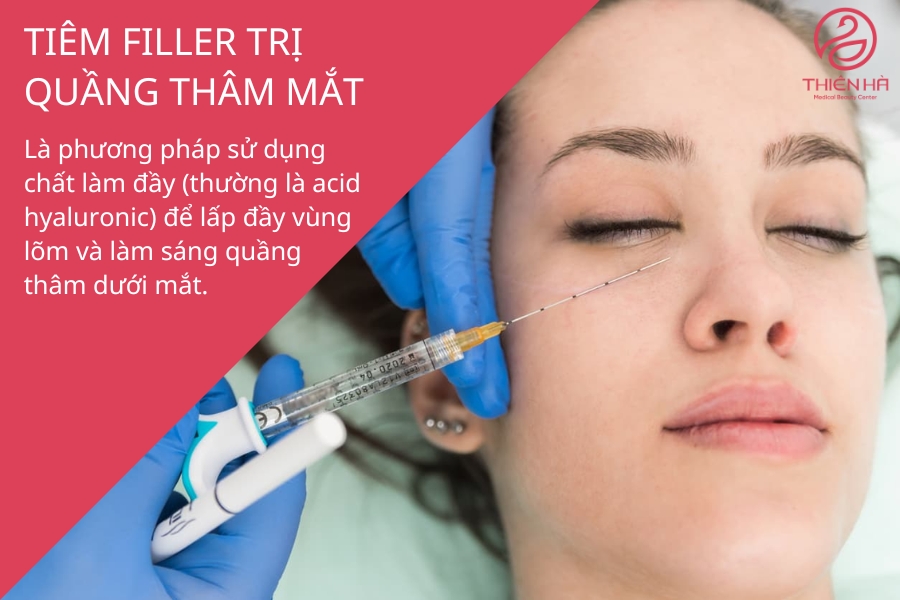 Tiêm filler trị quầng thâm mắt được áp dụng ở nhiều thẩm mỹ viện lớn nhỏ
