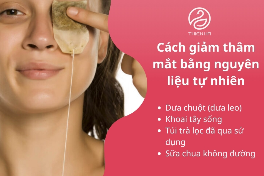 Trị thâm mắt bằng nguyên liệu tự nhiên dễ tìm, tiết kiệm mà vẫn hiệu quả