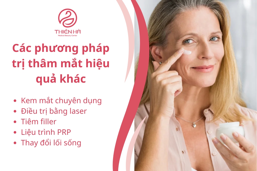 Một vài gợi ý trị thâm mắt hiệu quả hơn sử dụng vaseline
