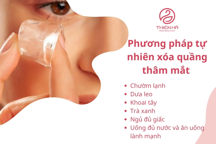 Các phương pháp tự nhiên giúp làm giảm quầng thâm mắt