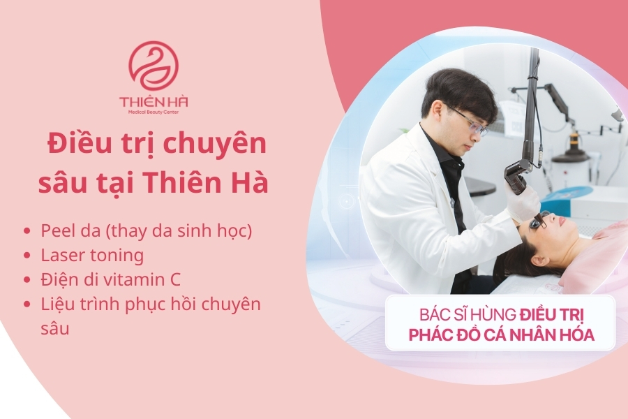 Điều trị chuyên sâu tại Thẩm mỹ viện Thiên Hà