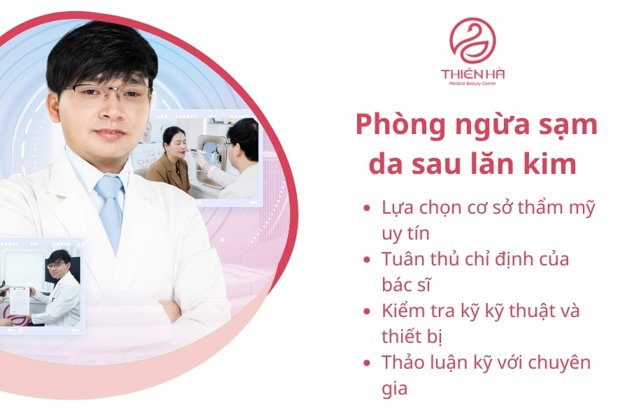 Một địa chỉ thẩm mỹ uy tín sẽ đảm bảo chất lượng dịch vụ và ngăn ngừa rủi ro như sạm da sau lăn kim.