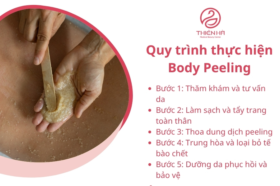 Quy trình thực hiện Body Peeling chuẩn Y khoa
