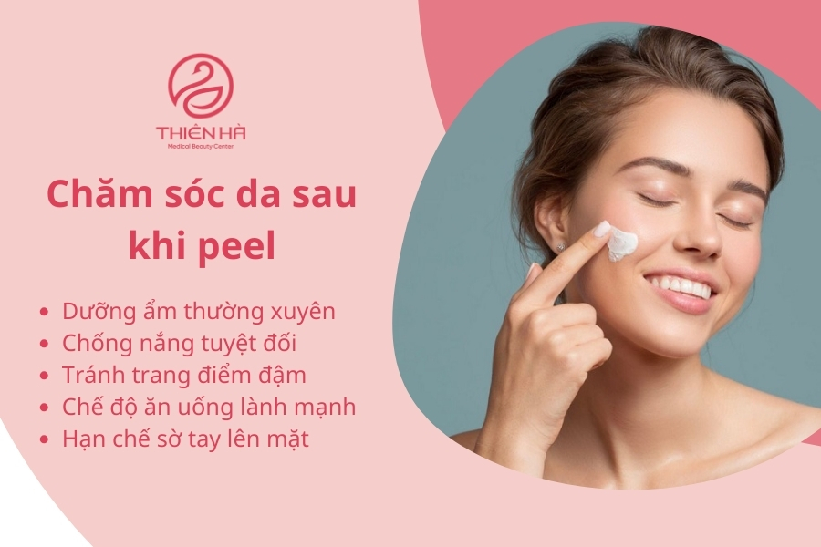 Chăm Sóc Da Sau Khi Peel